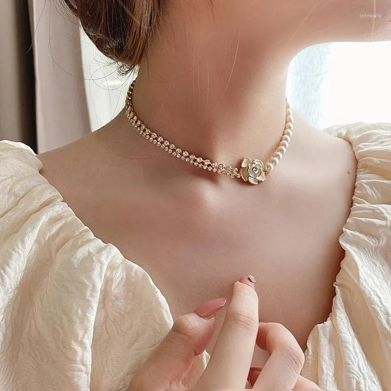 Collana Perle d'Acqua Dolce Stile Coreano